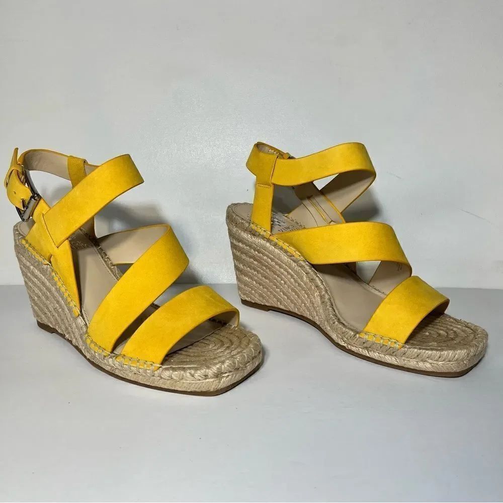 Vince Camuto Suede Espadrille Wedges - Martissy